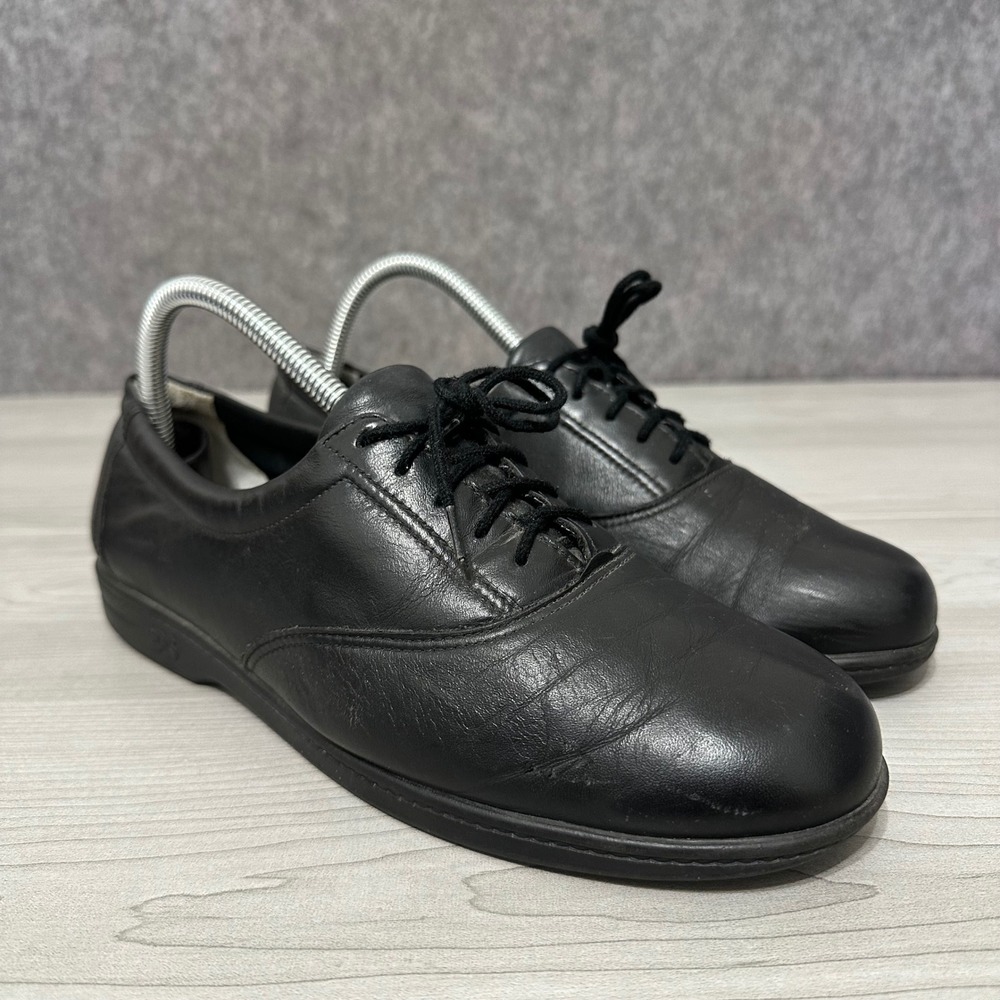 SAS Tripad Comfort Oxford Shoes Womens 9.5 N‎ Black Leather Lace Up Walking
